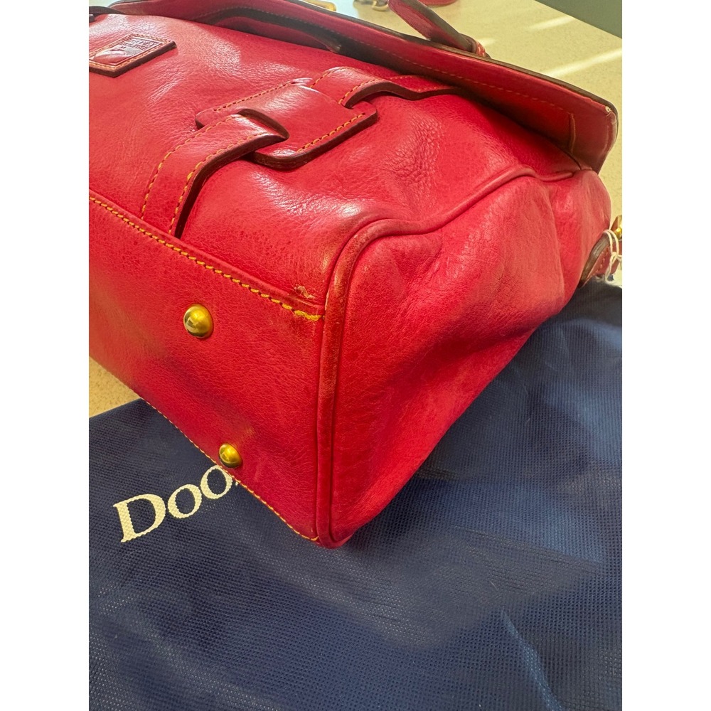 Dooney & Bourke‎ Florentine Satchel Hot Pink Leather Crossbody - Picture 8 of 11